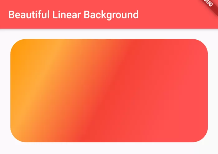Flutter - How to set Linear Gradient Background on Container
