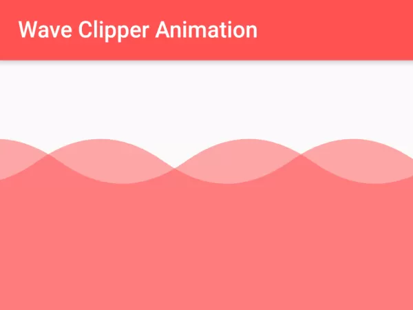 Flutter - How to create Wave Curves animation using Clipper Path