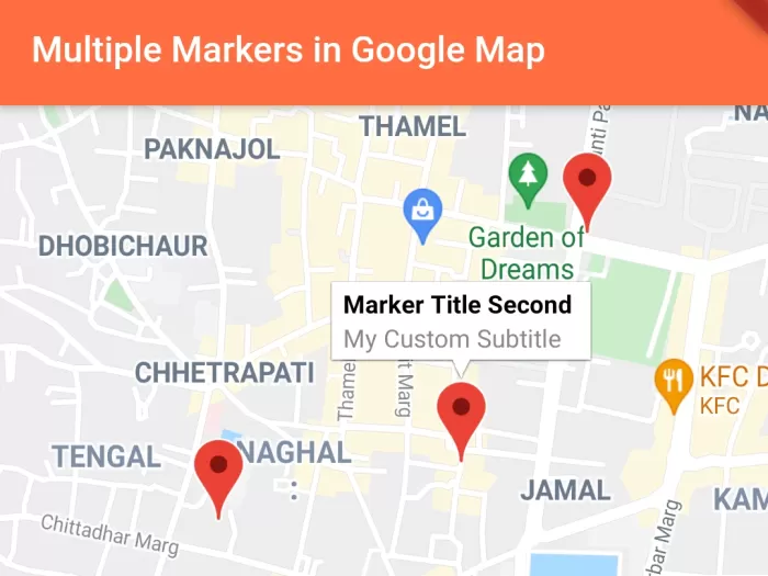Flutter - How to Add Multiple Markers on Google Map
