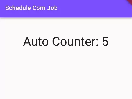 How to Schedule Corn Job in Flutter