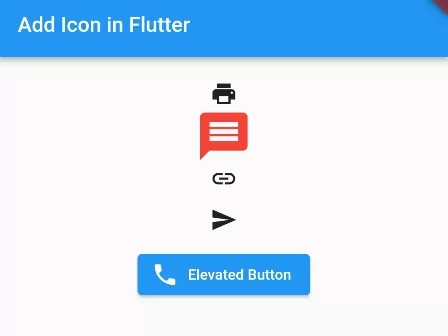How To Add Icon In Flutter