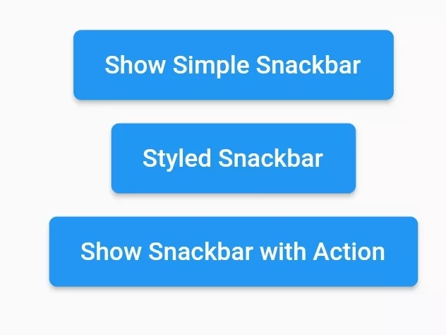 Display a snackbar
